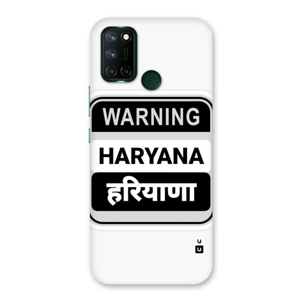 Haryana Warning Back Case for Realme C17