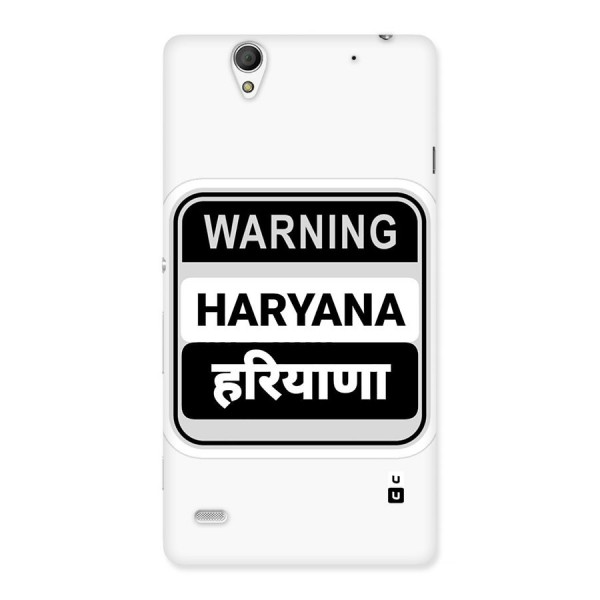 Haryana Warning Back Case for Xperia C4