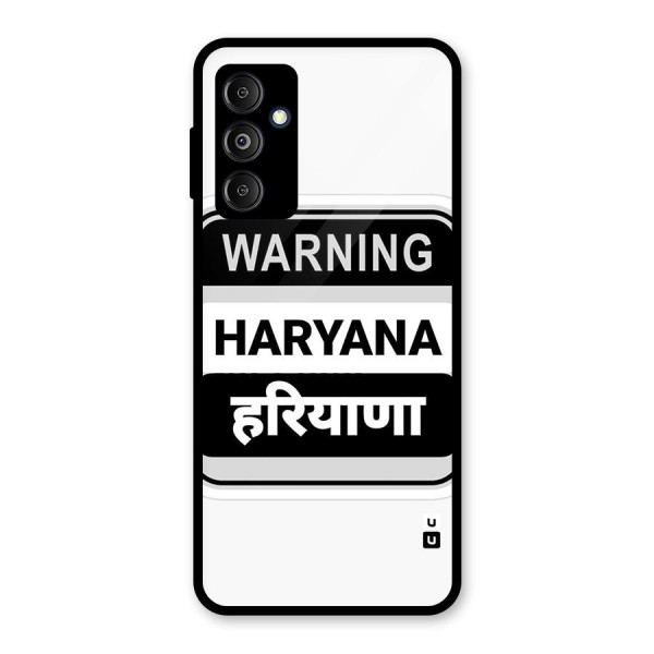 Haryana Warning Glass Back Case for Galaxy M14 5G