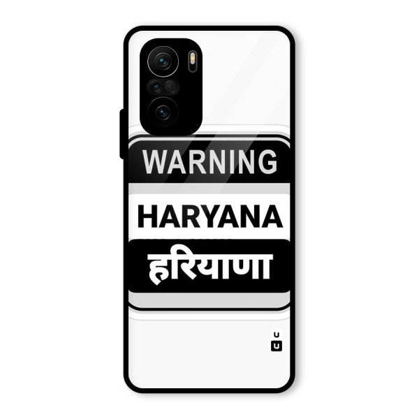 Haryana Warning Glass Back Case for Mi 11x