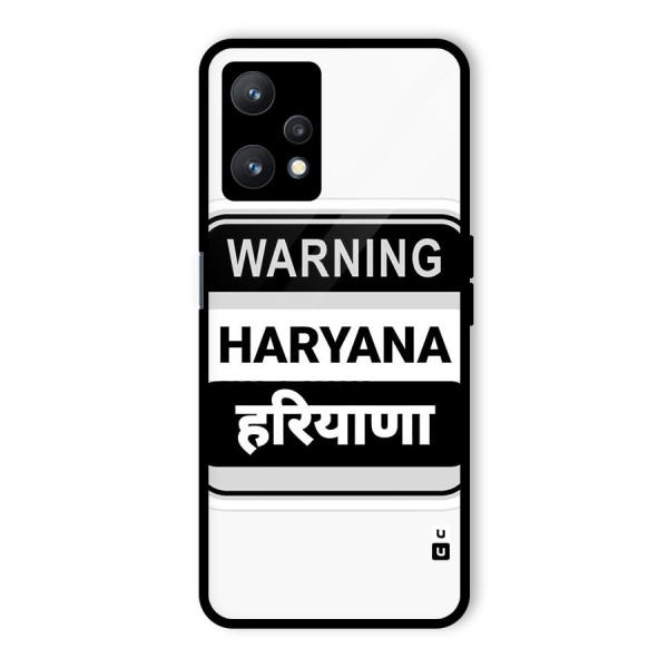Haryana Warning Glass Back Case for Realme 9 Pro 5G