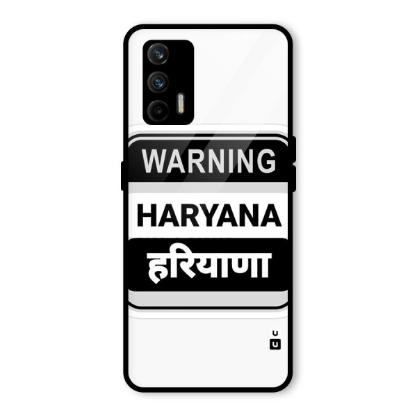 Haryana Warning Glass Back Case for Realme GT 5G