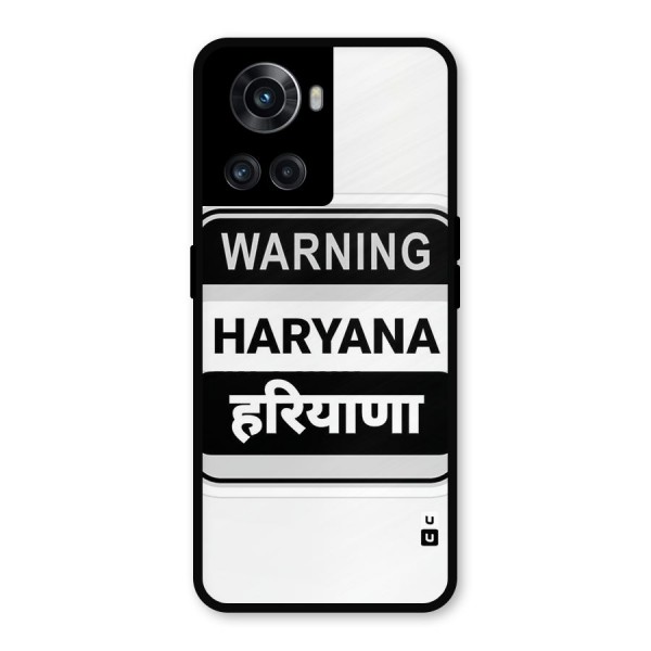 Haryana Warning Metal Back Case for OnePlus 10R