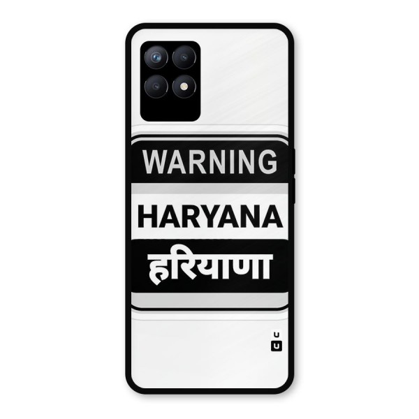 Haryana Warning Metal Back Case for Realme 8i