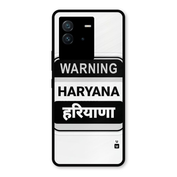 Haryana Warning Metal Back Case for iQOO Neo 6 5G