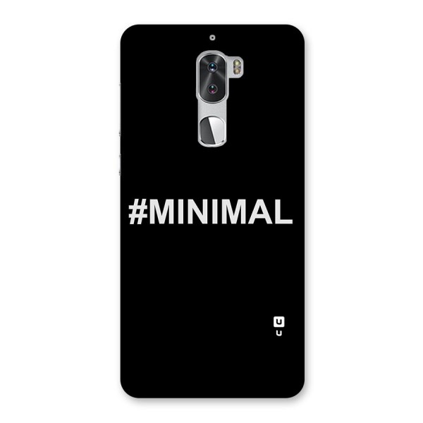 Hashtag Minimal Black Back Case for Coolpad Cool 1
