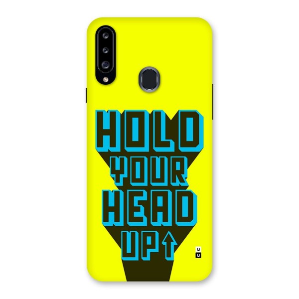 Head Up Back Case for Galaxy A20s