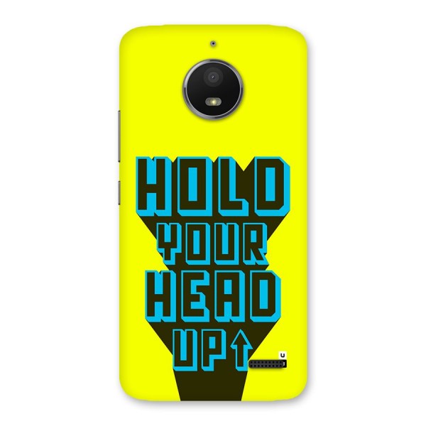 Head Up Back Case for Moto E4