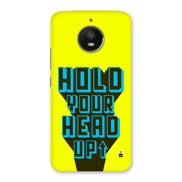 Head Up Back Case for Moto E4 Plus