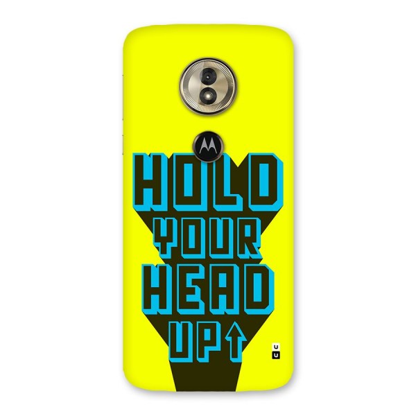 Head Up Back Case for Moto G6 Play