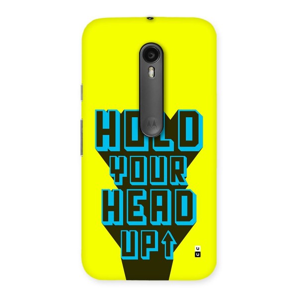 Head Up Back Case for Moto G Turbo