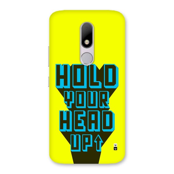 Head Up Back Case for Moto M