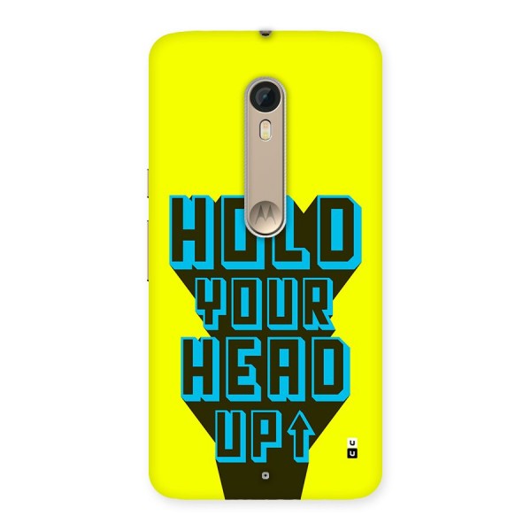 Head Up Back Case for Moto X Style