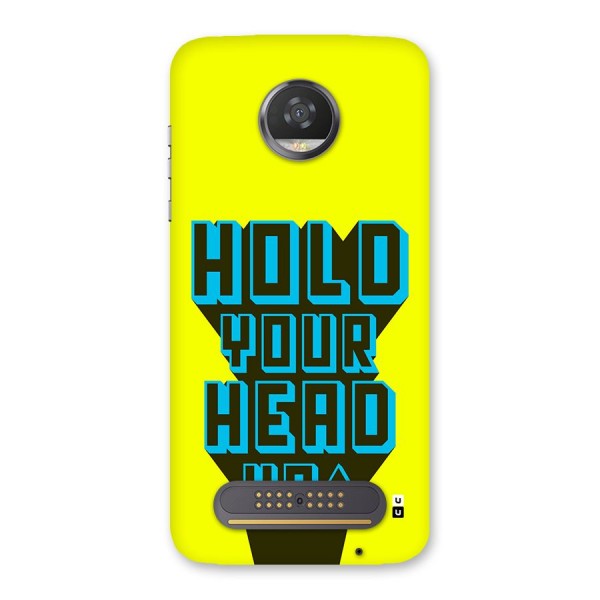 Head Up Back Case for Moto Z2 Play