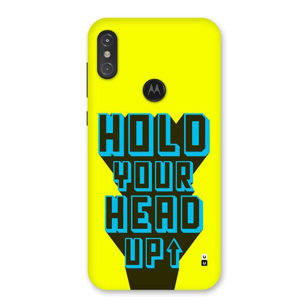 Head Up Back Case for Motorola One Power