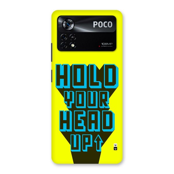 Head Up Back Case for Poco X4 Pro 5G