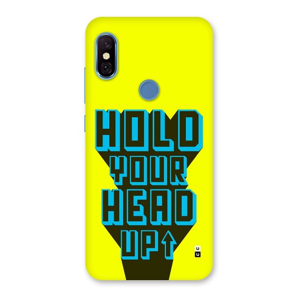 Head Up Back Case for Redmi Note 6 Pro