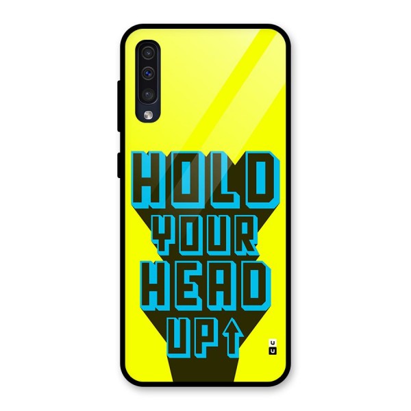 Head Up Glass Back Case for Galaxy A30s