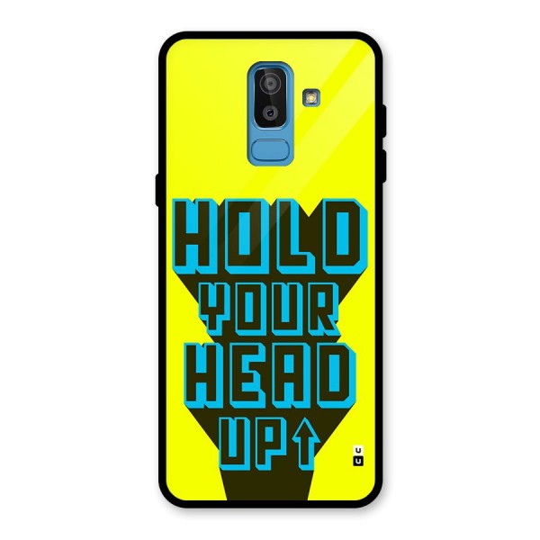 Head Up Glass Back Case for Galaxy J8