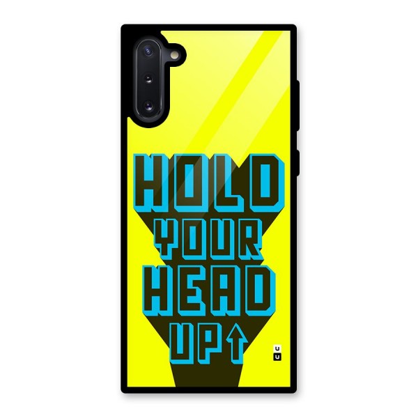 Head Up Glass Back Case for Galaxy Note 10