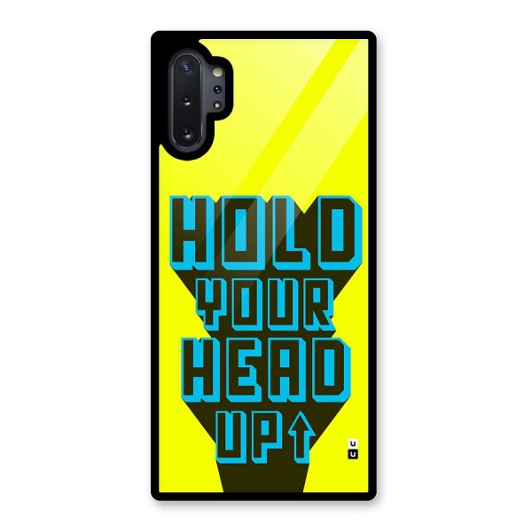 Head Up Glass Back Case for Galaxy Note 10 Plus