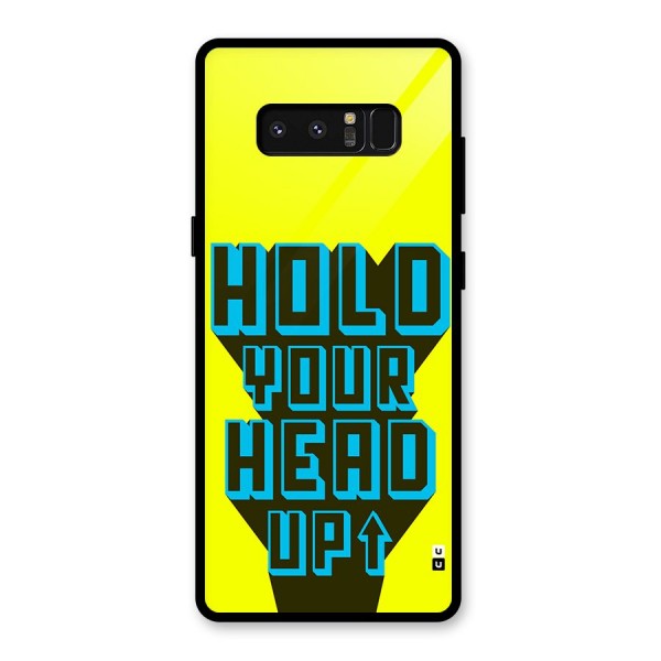 Head Up Glass Back Case for Galaxy Note 8