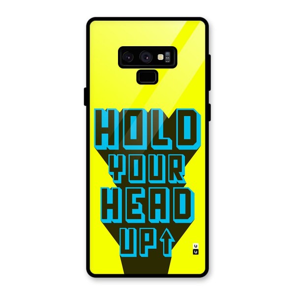 Head Up Glass Back Case for Galaxy Note 9