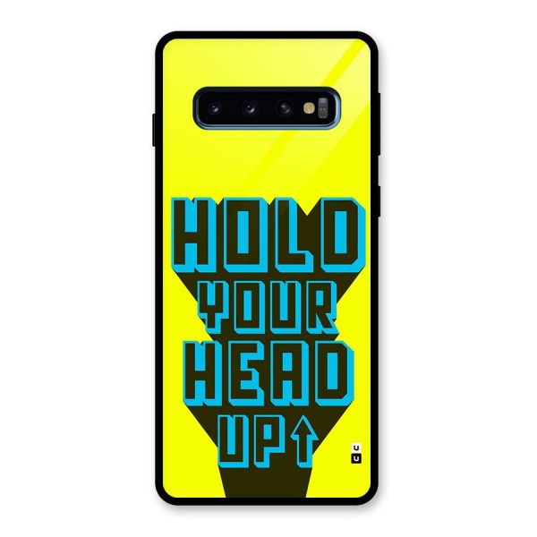 Head Up Glass Back Case for Galaxy S10