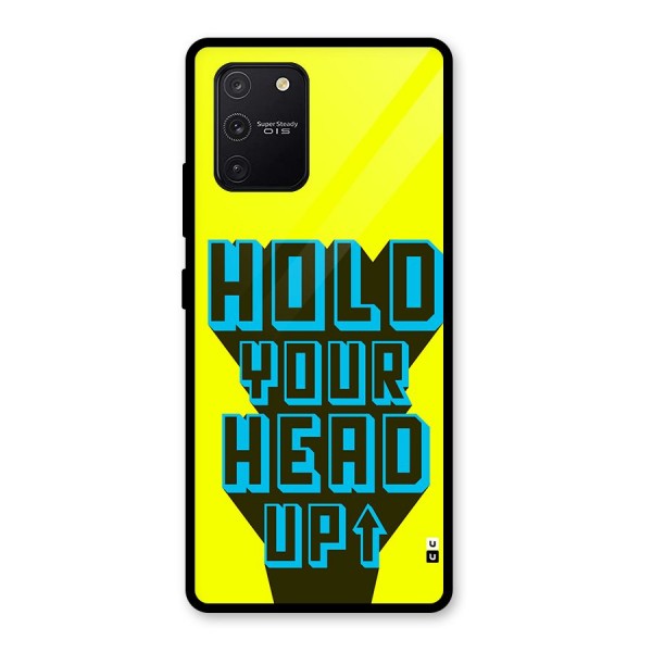 Head Up Glass Back Case for Galaxy S10 Lite