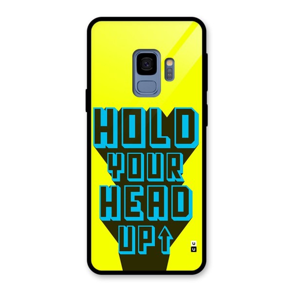 Head Up Glass Back Case for Galaxy S9