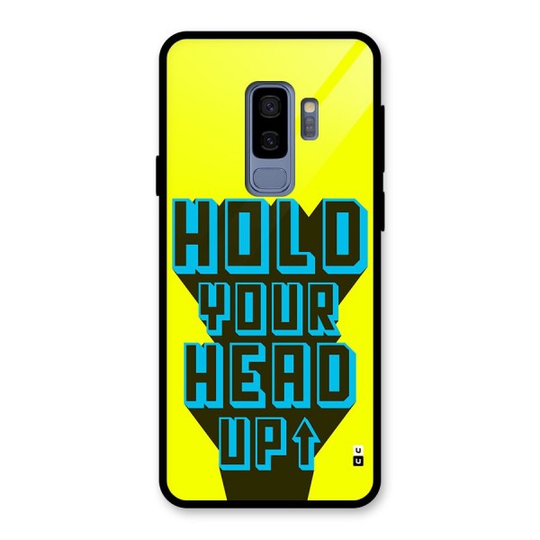 Head Up Glass Back Case for Galaxy S9 Plus