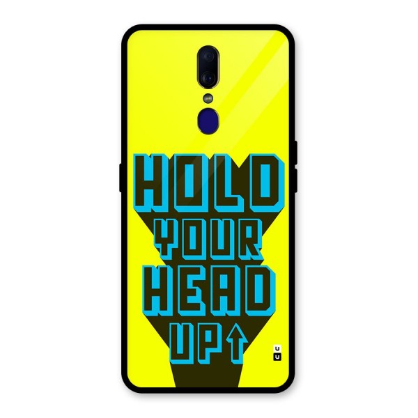 Head Up Glass Back Case for Oppo F11