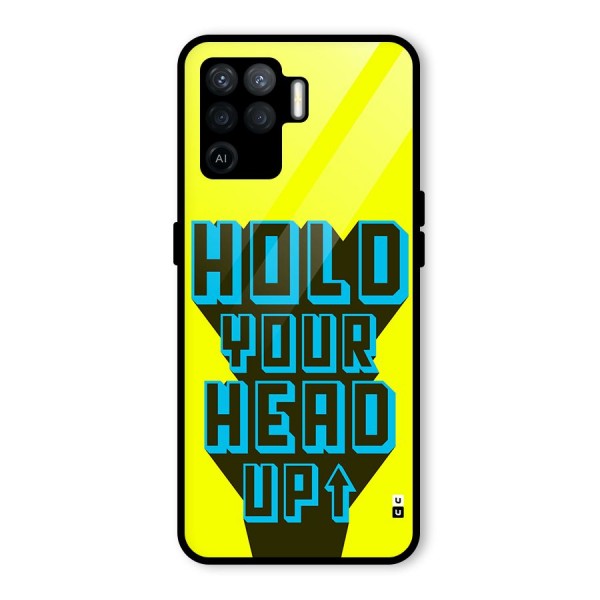 Head Up Glass Back Case for Oppo F19 Pro