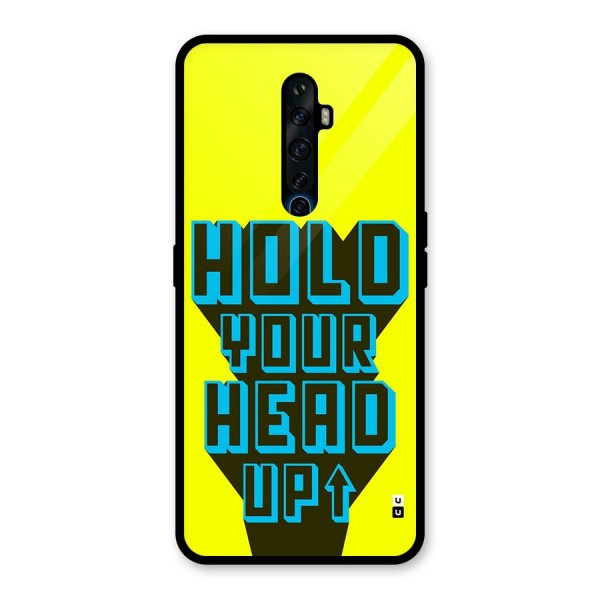 Head Up Glass Back Case for Oppo Reno2 F