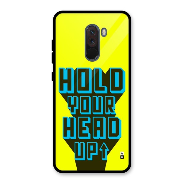 Head Up Glass Back Case for Poco F1