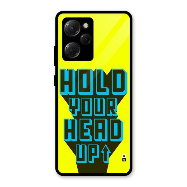 Head Up Glass Back Case for Poco X5 Pro