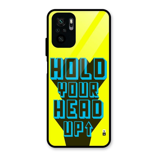 Head Up Glass Back Case for Redmi Note 10