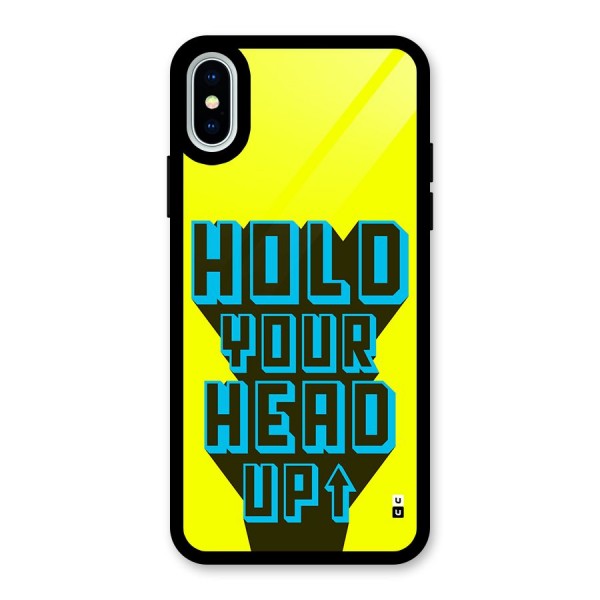 Head Up Glass Back Case for iPhone X