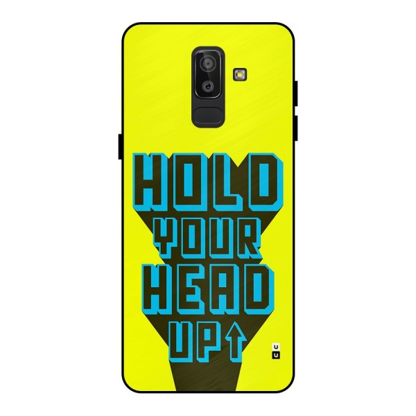 Head Up Metal Back Case for Galaxy J8