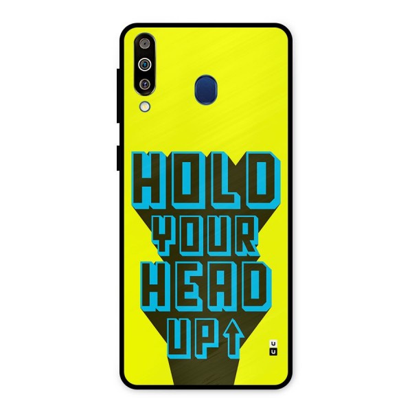 Head Up Metal Back Case for Galaxy M30