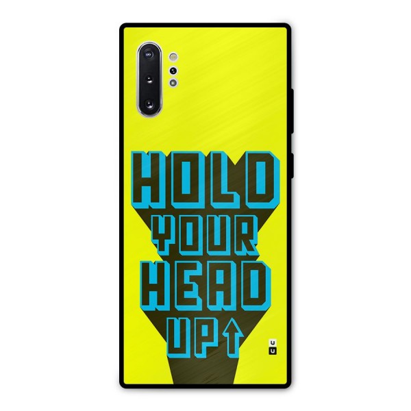 Head Up Metal Back Case for Galaxy Note 10 Plus