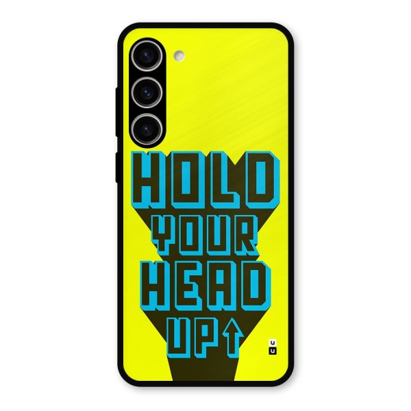 Head Up Metal Back Case for Galaxy S23 Plus