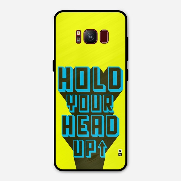 Head Up Metal Back Case for Galaxy S8