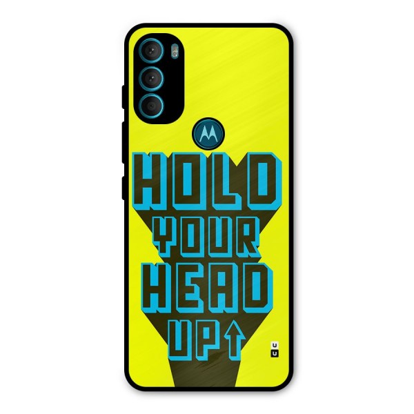 Head Up Metal Back Case for Moto G71 5G