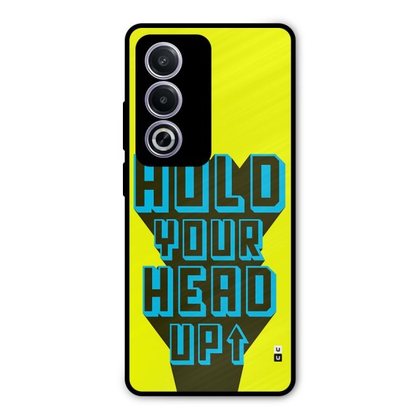 Head Up Metal Back Case for Oppo A3 Pro