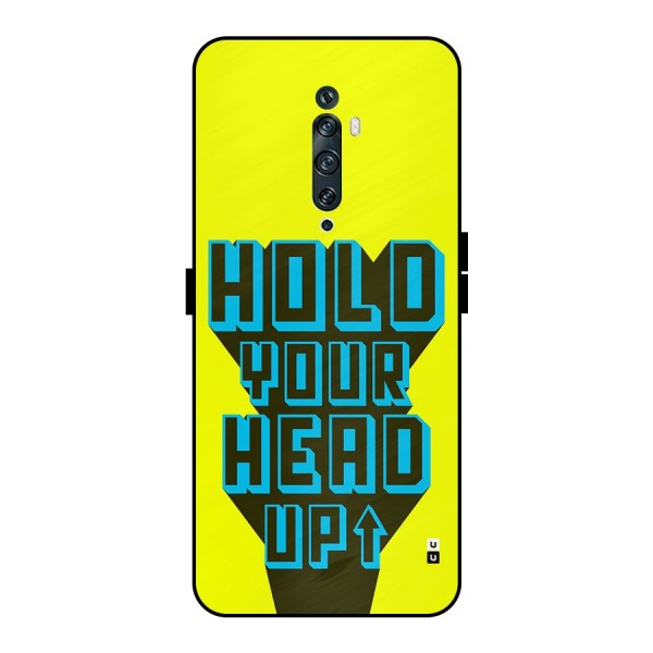 Head Up Metal Back Case for Oppo Reno2 Z