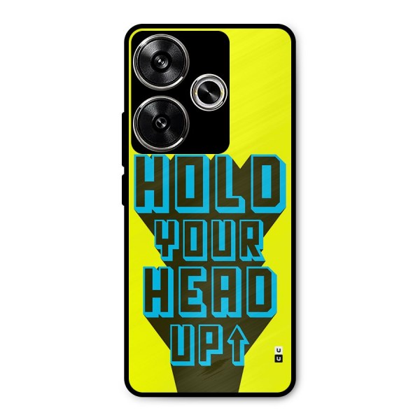 Head Up Metal Back Case for Poco F6