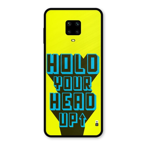 Head Up Metal Back Case for Poco M2