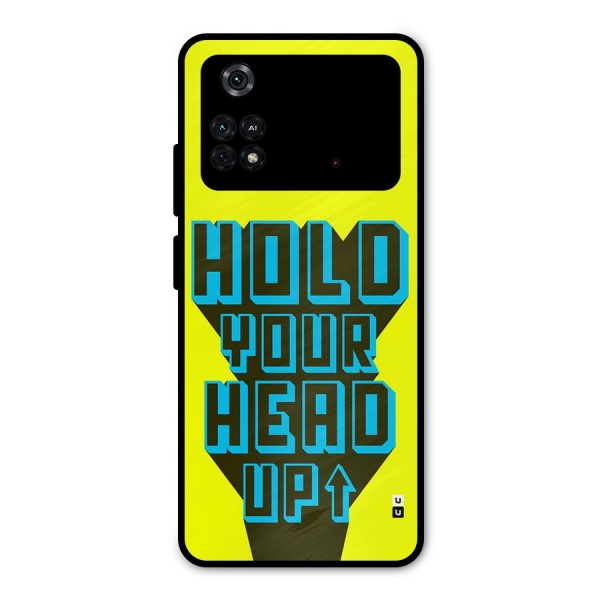 Head Up Metal Back Case for Poco M4 Pro 4G