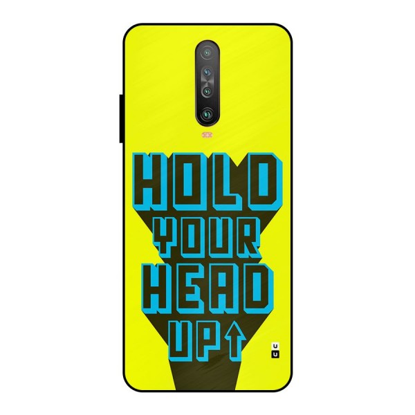 Head Up Metal Back Case for Poco X2